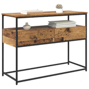 Konsolbord Gammelt træ 100 x 40 x 75 cm Konstrueret træ