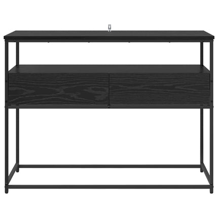 Konsolbord Sort eg 100 x 40 x 75 cm Konstrueret træ