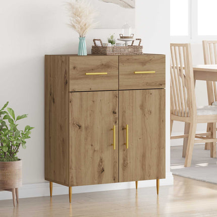 Sideboard Artisan Egetræ 69,5 x 34 x 90 cm Konstrueret træ