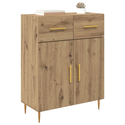 Sideboard Artisan Egetræ 69,5 x 34 x 90 cm Konstrueret træ