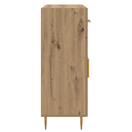 Sideboard Artisan Egetræ 69,5 x 34 x 90 cm Konstrueret træ