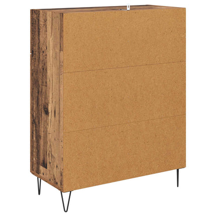 Sideboard Gammelt træ 69,5 x 34 x 90 cm Konstrueret træ