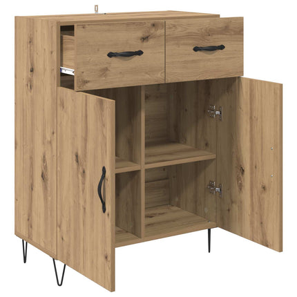 Sideboard Artisan Egetræ 69,5 x 34 x 90 cm Konstrueret træ