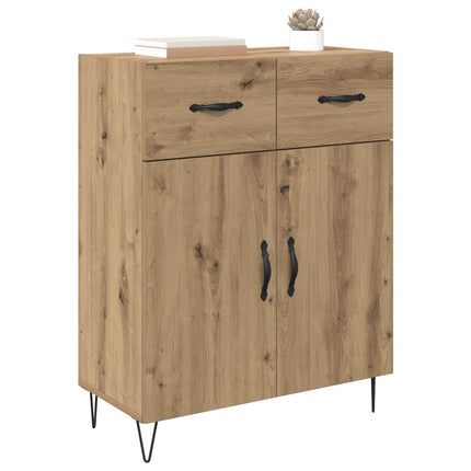 Sideboard Artisan Egetræ 69,5 x 34 x 90 cm Konstrueret træ
