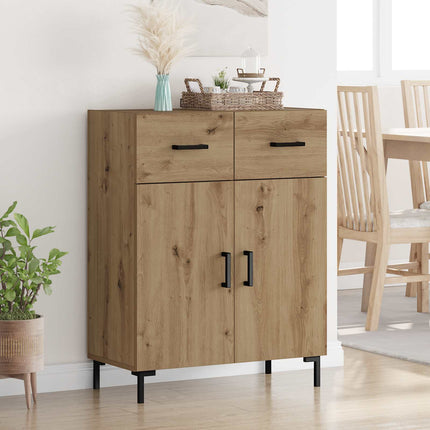 Sideboard Artisan Egetræ 69,5 x 34 x 90 cm Konstrueret træ