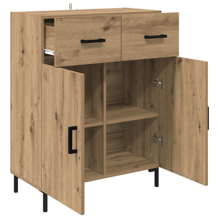 Sideboard Artisan Egetræ 69,5 x 34 x 90 cm Konstrueret træ