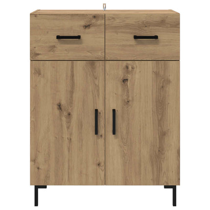 Sideboard Artisan Egetræ 69,5 x 34 x 90 cm Konstrueret træ