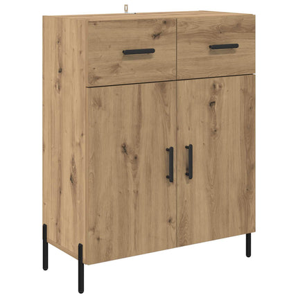 Sideboard Artisan Egetræ 69,5 x 34 x 90 cm Konstrueret træ