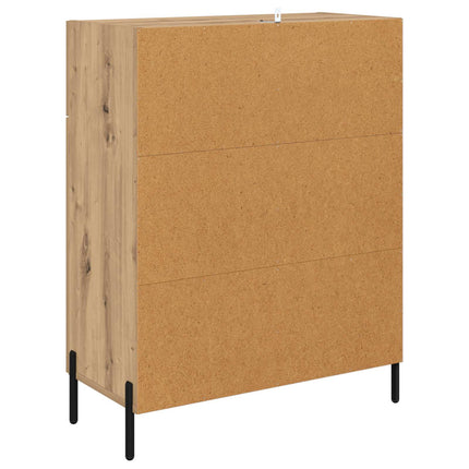 Sideboard Artisan Egetræ 69,5 x 34 x 90 cm Konstrueret træ