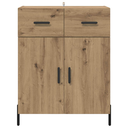 Sideboard Artisan Egetræ 69,5 x 34 x 90 cm Konstrueret træ