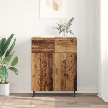 Sideboard Gammelt træ 69,5 x 34 x 90 cm Konstrueret træ