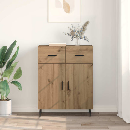 Sideboard Artisan Egetræ 69,5 x 34 x 90 cm Konstrueret træ