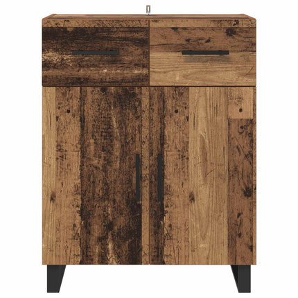Sideboard Gammelt træ 69,5 x 34 x 90 cm Konstrueret træ