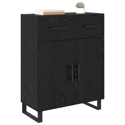 Sideboard Sort eg 69,5 x 34 x 90 cm Konstrueret træ