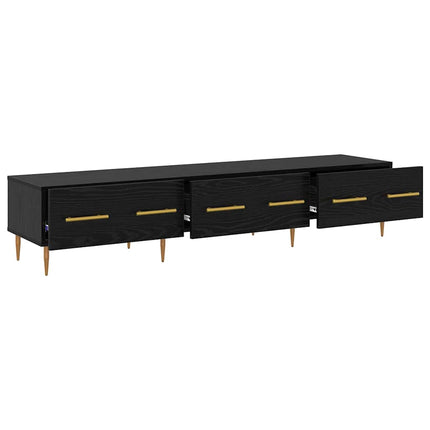 TV-skab 150 x 36 x 30 cm Sort eg Konstrueret træ