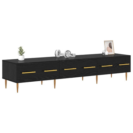 TV-skab 150 x 36 x 30 cm Sort eg Konstrueret træ