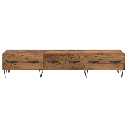 TV-skab 150 x 36 x 30 cm Gammelt træ Konstrueret træ