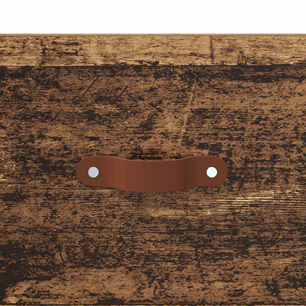 Vægmonteret natbord Gammelt træ 35 x 35 x 20 cm Konstrueret træ