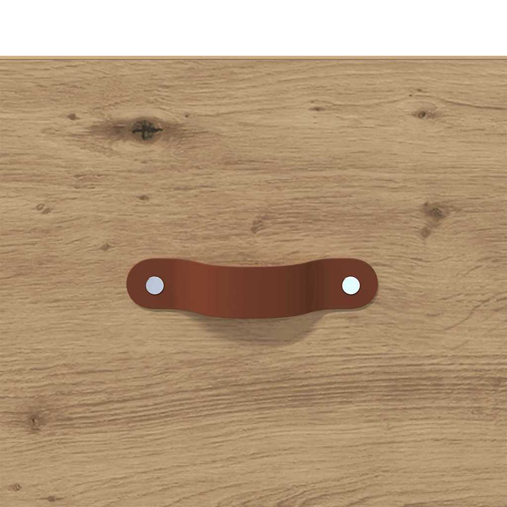 Vægmonteret natbord Artisan Egetræ 35 x 35 x 20 cm