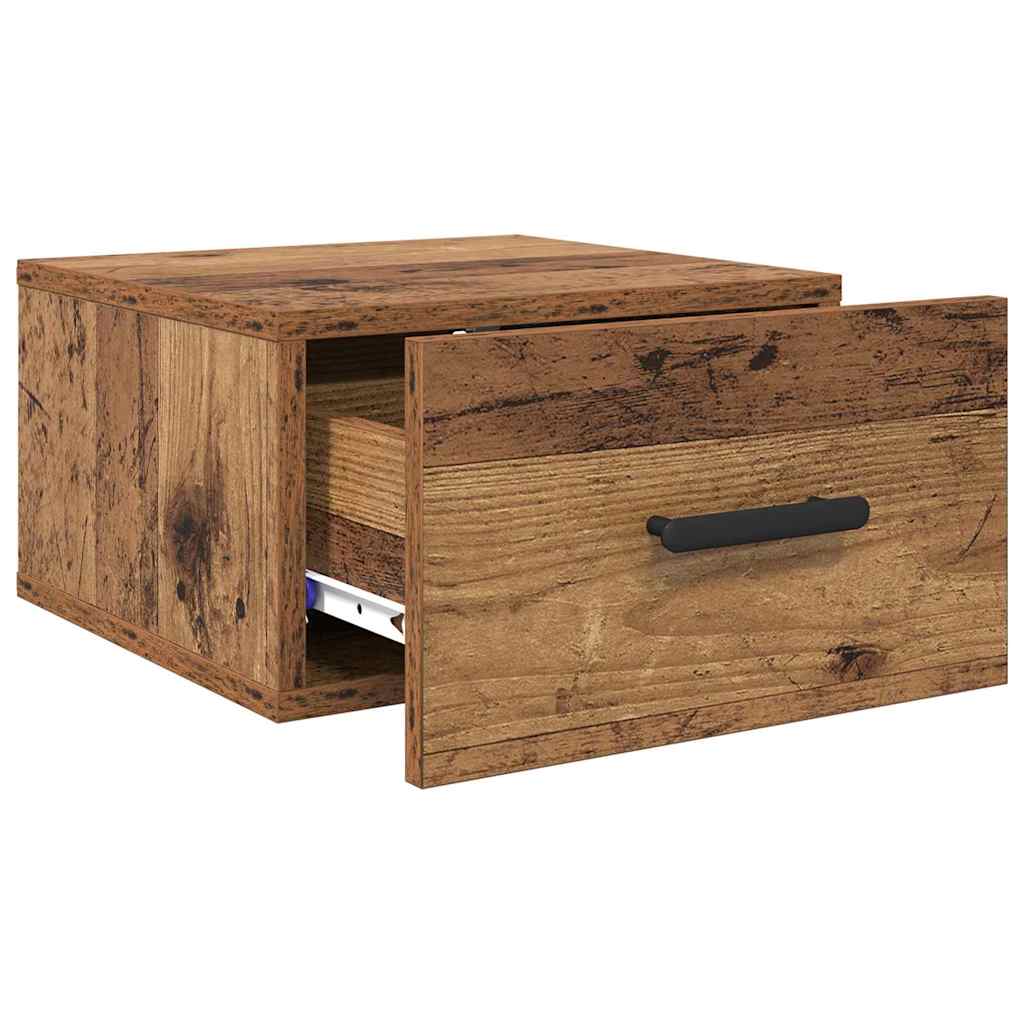 Natskab Vægmonteret Gammelt træ 35 x 35 x 20 cm Konstrueret træ
