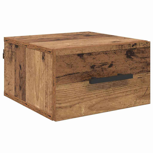 Natskab 35 x 35 x 20 cm Konstrueret træ Gammelt træ