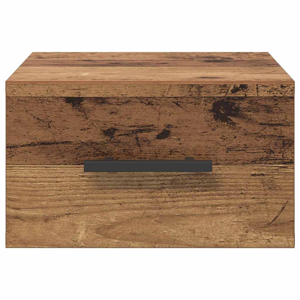 Natskab Vægmonteret Gammelt træ 35 x 35 x 20 cm Konstrueret træ