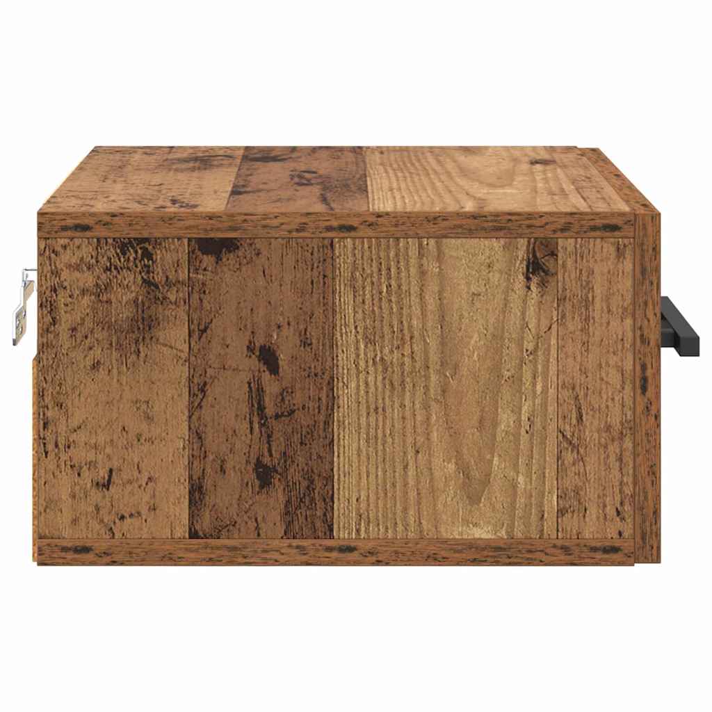 Natskab Vægmonteret Gammelt træ 35 x 35 x 20 cm Konstrueret træ