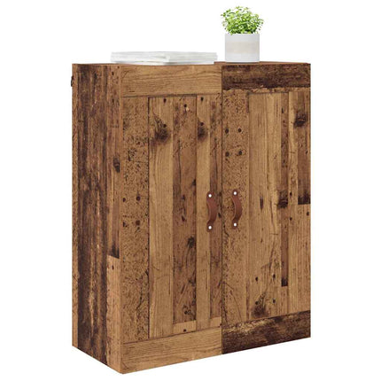 Vægskab Gammelt træ 69,5 x 34 x 90 cm Konstrueret træ