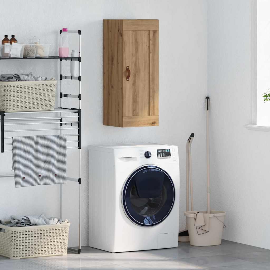 Vægskab Artisan Egetræ 34,5 x 34 x 90 cm Konstrueret træ