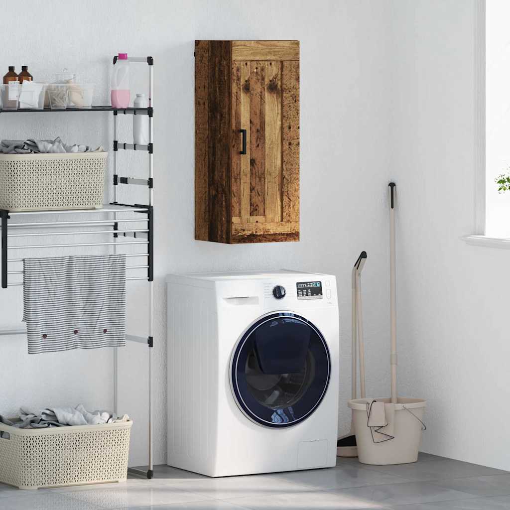 Vægskab Gammelt træ 34,5 x 34 x 90 cm Konstrueret træ