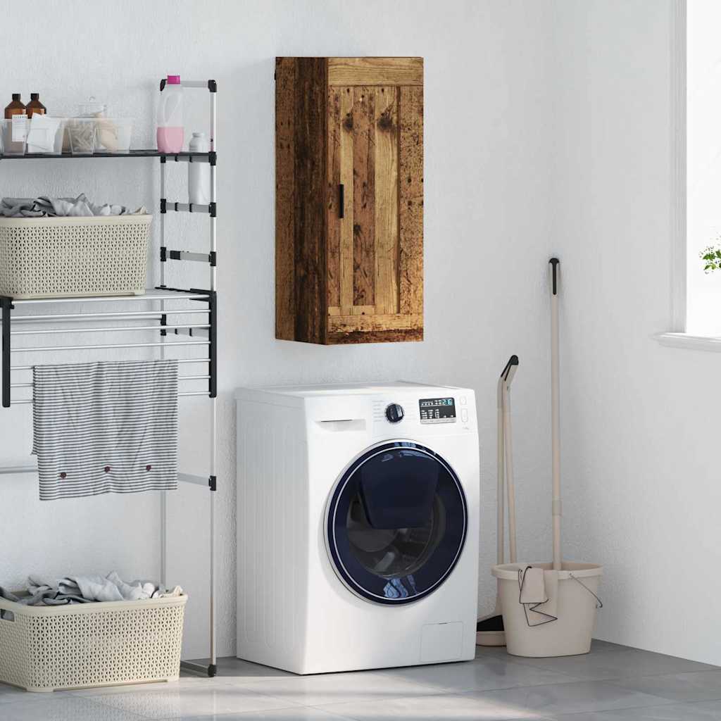 Vægskab Gammelt træ 34,5 x 34 x 90 cm Konstrueret træ