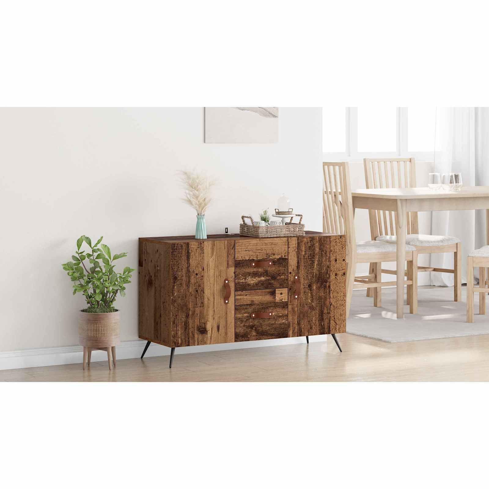 Sideboard Gammelt træ 100 x 36 x 60 cm Konstrueret træ
