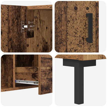 Sideboard Gammelt træ 100 x 36 x 60 cm Konstrueret træ