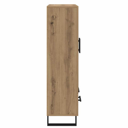 Highboard Artisan Egetræ 69,5 x 30 x 115 cm Konstrueret træ