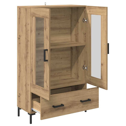 Highboard Artisan Egetræ 69,5 x 31 x 115 cm Konstrueret træ