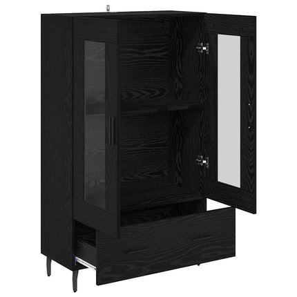 Highboard Sort eg 69,5 x 31 x 115 cm Konstrueret træ