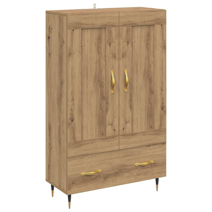 Highboard Artisan Egetræ 69,5 x 31 x 115 cm Konstrueret træ