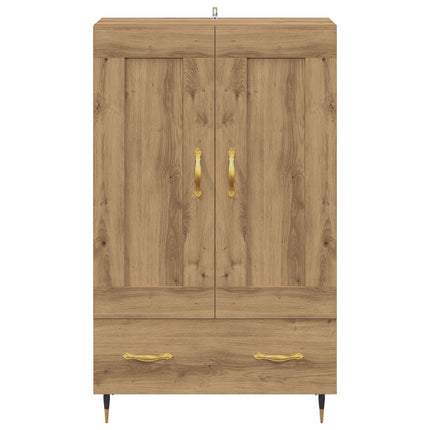 Highboard Artisan Egetræ 69,5 x 31 x 115 cm Konstrueret træ