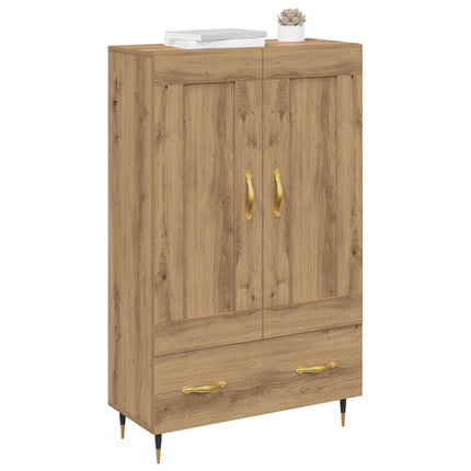 Highboard Artisan Egetræ 69,5 x 31 x 115 cm Konstrueret træ