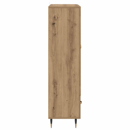 Highboard Artisan Egetræ 69,5 x 31 x 115 cm Konstrueret træ