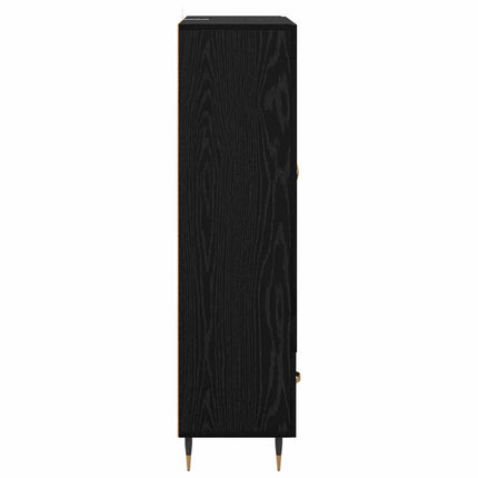 Highboard Sort eg 69,5 x 31 x 115 cm Konstrueret træ