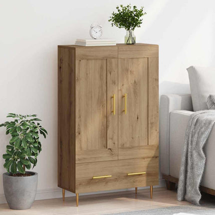 Highboard Artisan Egetræ 69,5 x 31 x 115 cm Konstrueret træ
