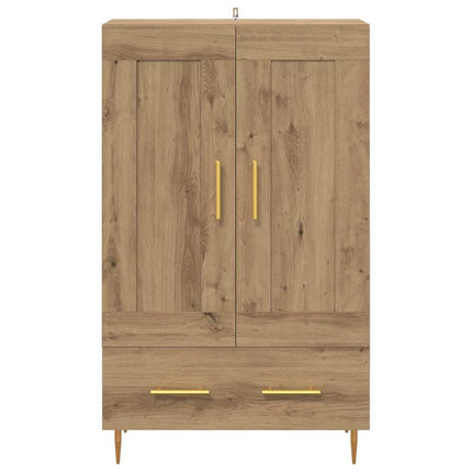 Highboard Artisan Egetræ 69,5 x 31 x 115 cm Konstrueret træ
