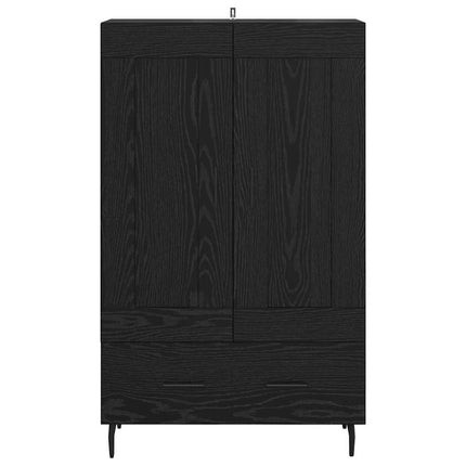 Highboard Sort eg 69,5 x 31 x 115 cm Konstrueret træ