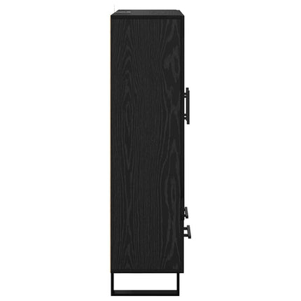 Highboard Sort eg 69,5 x 31 x 115 cm Konstrueret træ