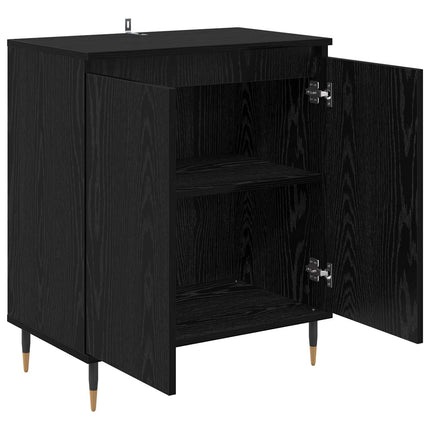 Sideboard Sort eg 60 x 35 x 70 cm Konstrueret træ