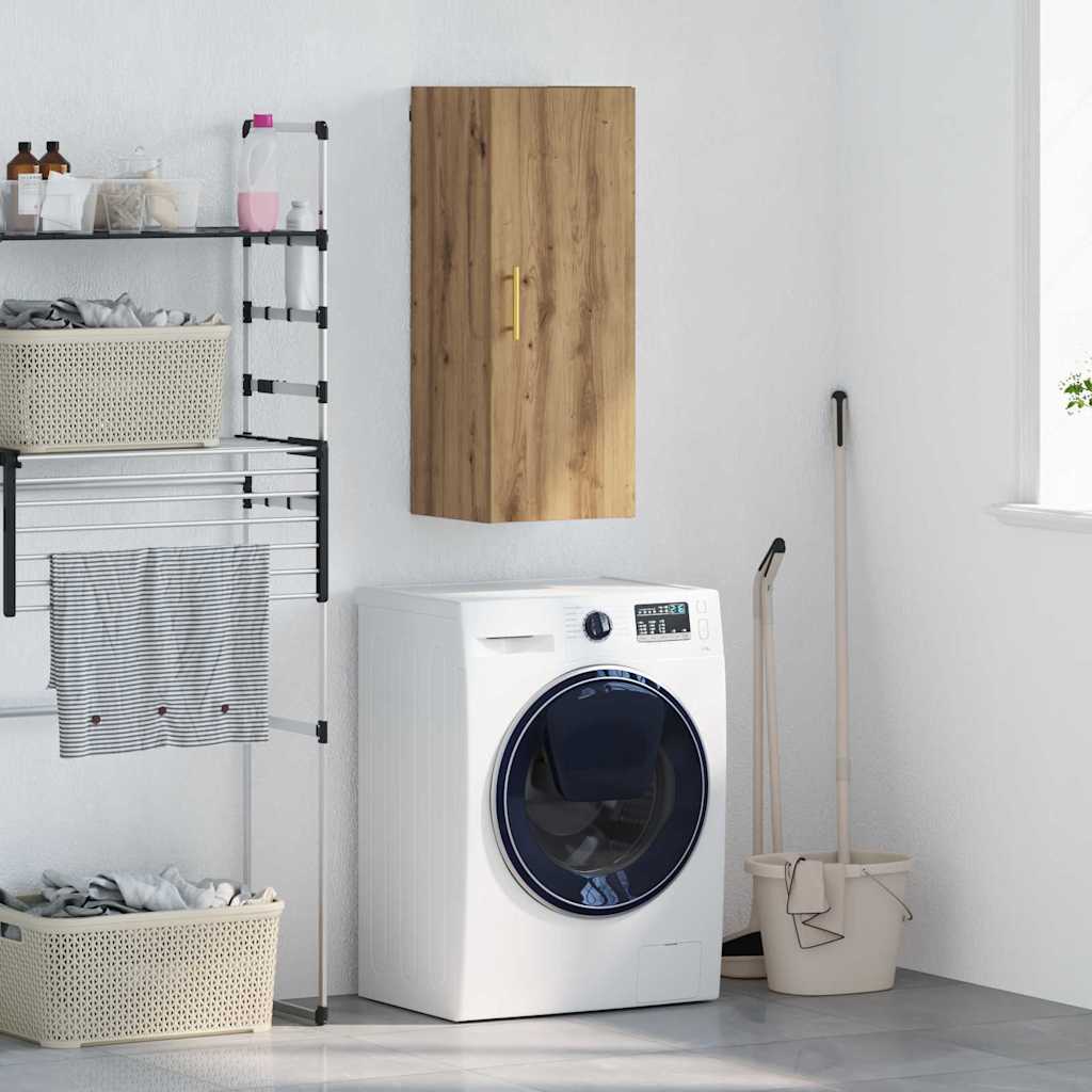 Vægskab Artisan Egetræ 34,5 x 34 x 90 cm Konstrueret træ