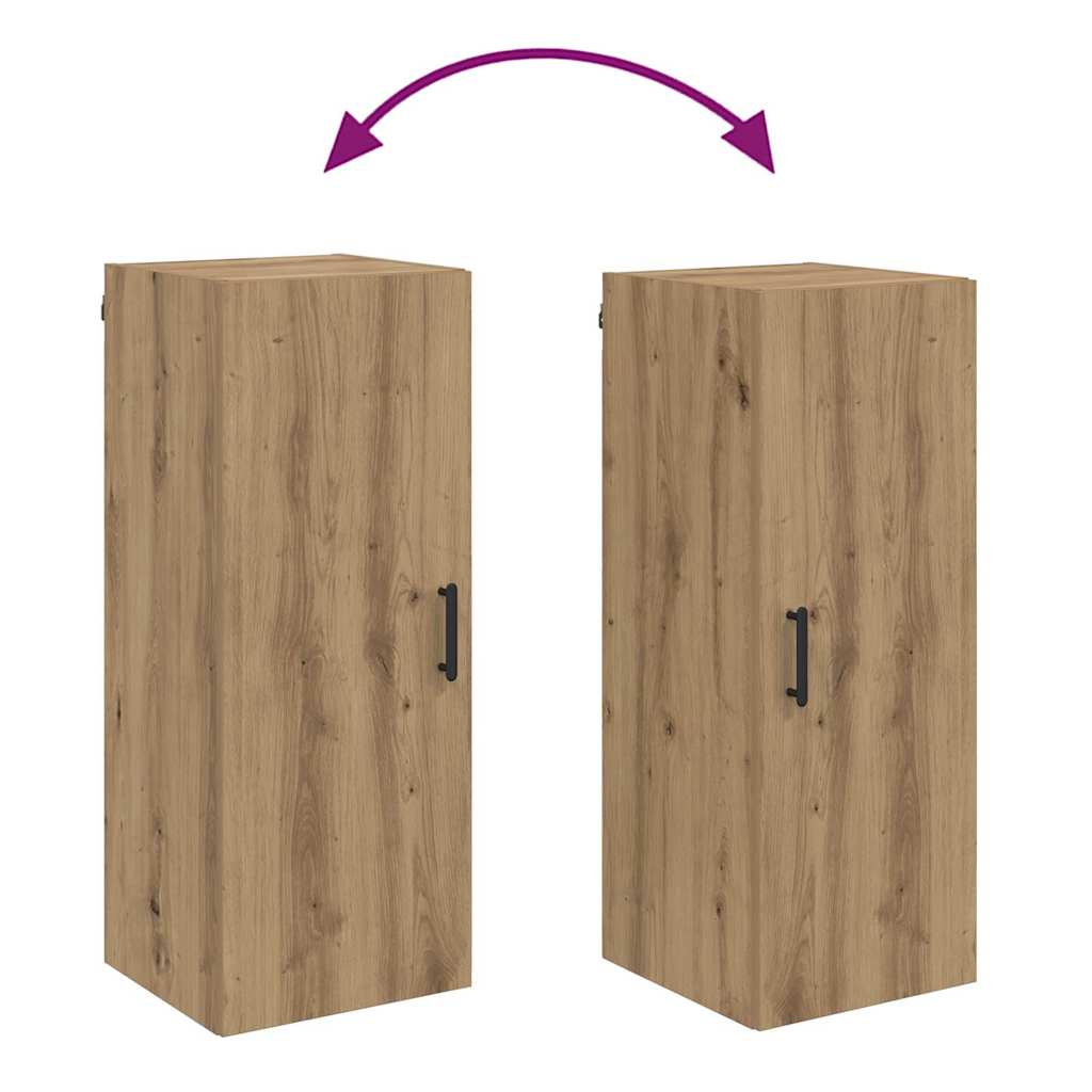 Vægskab Artisan Egetræ 34,5 x 34 x 90 cm Konstrueret træ