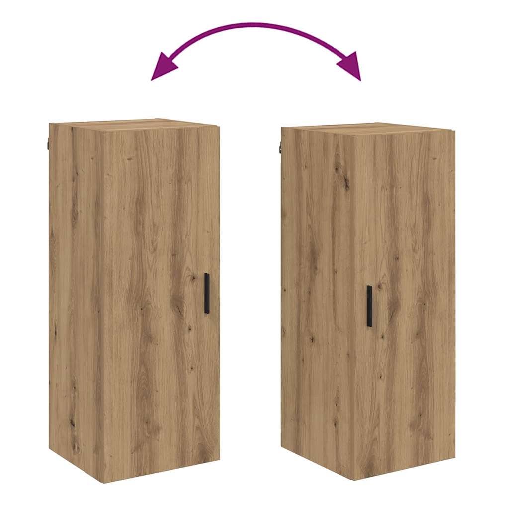 Vægskab Artisan Egetræ 34,5 x 34 x 90 cm Konstrueret træ