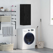 Vægskab Sort eg 34,5 x 34 x 90 cm Konstrueret træ